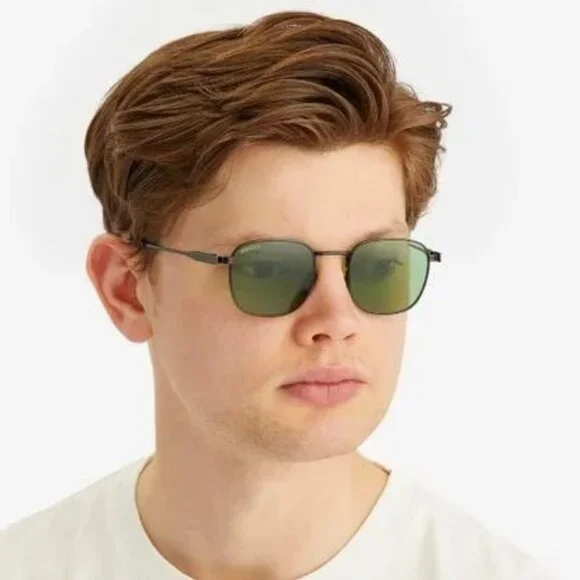 Gucci Women Sunglasses Metal Black Green Square GG1876S 004  display picture 3